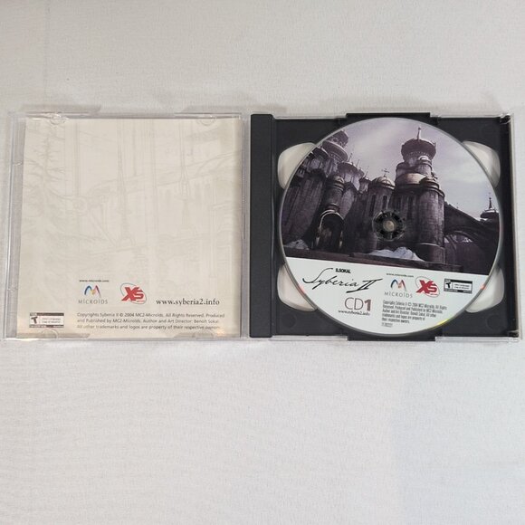 Syberia / Syberia 2 (PC, 2003-4) Game of the Year Edition Box w/ Manual B Sokal - Picture 11 of 16